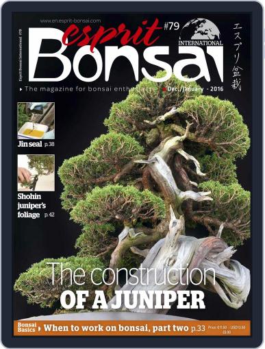 Esprit Bonsai International December 1st, 2015 Digital Back Issue Cover