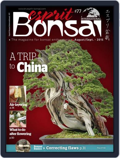 Esprit Bonsai International August 1st, 2015 Digital Back Issue Cover