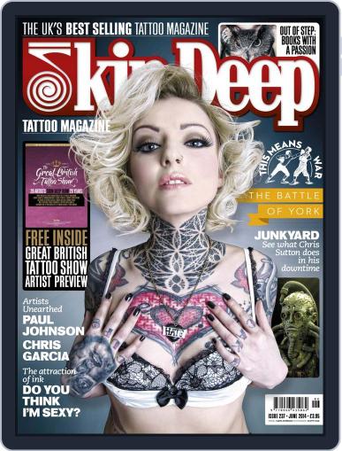Skin Deep Tattoo April 29th, 2014 Digital Back Issue Cover