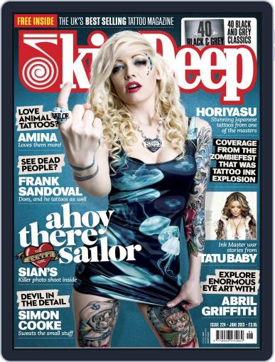 Skin Deep Tattoo April 29th, 2013 Digital Back Issue Cover