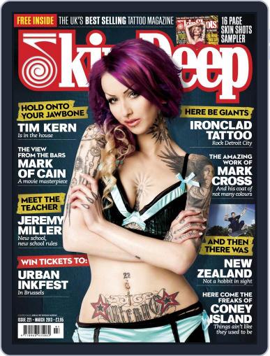 Skin Deep Tattoo February 5th, 2013 Digital Back Issue Cover