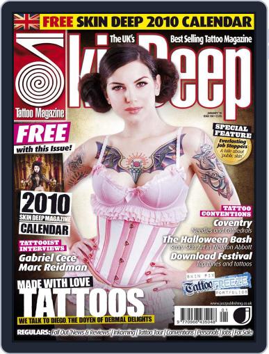 Skin Deep Tattoo December 21st, 2009 Digital Back Issue Cover