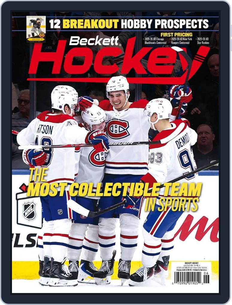 Beckett Hockey (Digital) Subscription                    June 1st, 2026 Issue