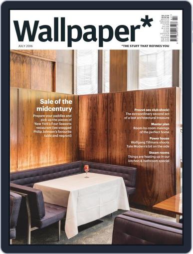 Wallpaper July 1st, 2016 Digital Back Issue Cover