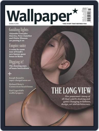 Wallpaper February 11th, 2016 Digital Back Issue Cover
