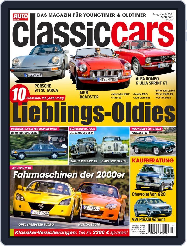 Auto Zeitung Classic Cars (Digital) Subscription                    June 4th, 2026 Issue