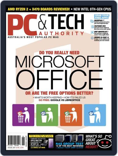 PC & Tech Authority June 1st, 2018 Digital Back Issue Cover