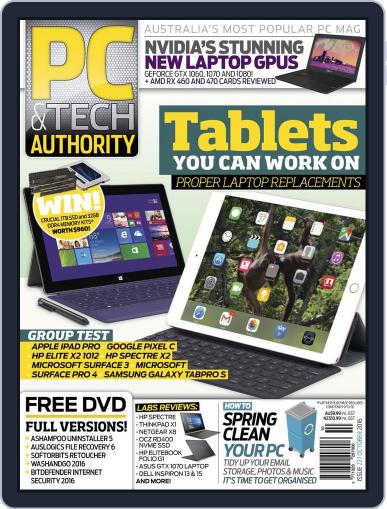 PC & Tech Authority October 1st, 2016 Digital Back Issue Cover