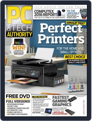 PC & Tech Authority July 10th, 2016 Digital Back Issue Cover