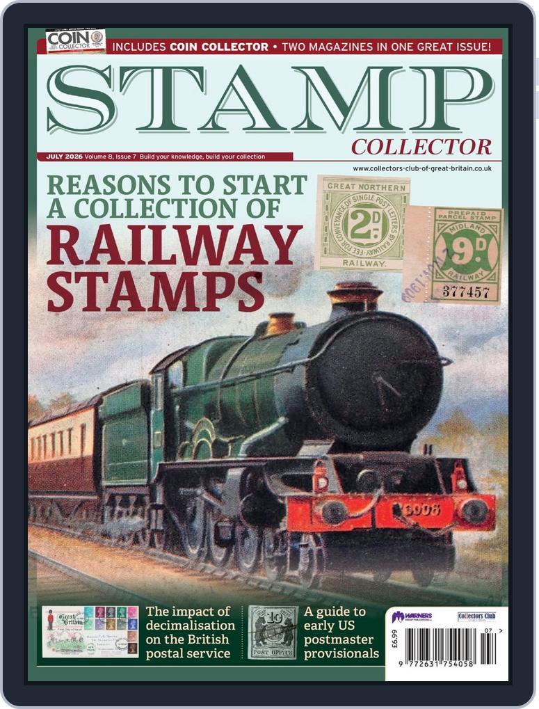Stamp Collector (Digital) Subscription                    July 1st, 2026 Issue