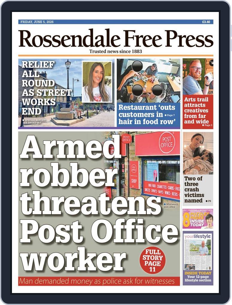 Rossendale Free Press (Digital) Subscription