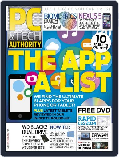 PC & Tech Authority January 12th, 2014 Digital Back Issue Cover