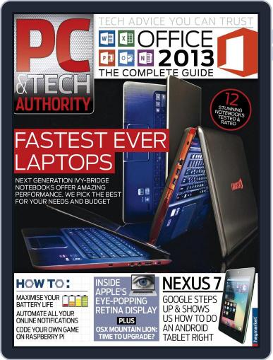PC & Tech Authority September 4th, 2012 Digital Back Issue Cover