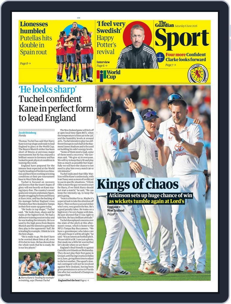 Guardian - Sport (Digital) Subscription