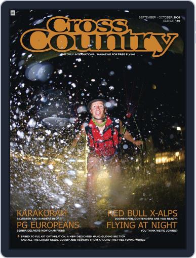 Cross Country September 23rd, 2008 Digital Back Issue Cover