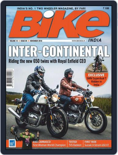 BIKE India November 1st, 2018 Digital Back Issue Cover