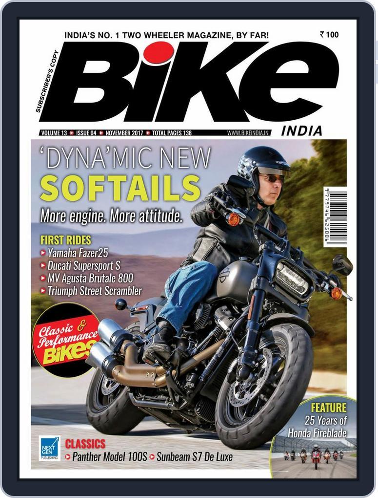 BIKE India (Digital) Subscription                    November 1st, 2017 Issue