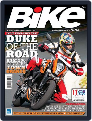 BIKE India January 10th, 2012 Digital Back Issue Cover