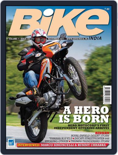 BIKE India November 10th, 2011 Digital Back Issue Cover