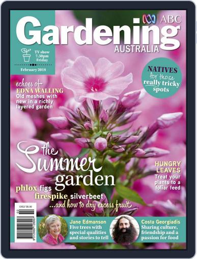 Gardening Australia February 1st, 2018 Digital Back Issue Cover