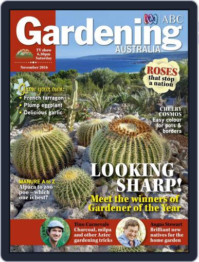 Gardening Australia November 1st, 2016 Digital Back Issue Cover
