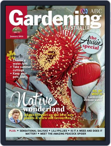 Gardening Australia January 1st, 2016 Digital Back Issue Cover