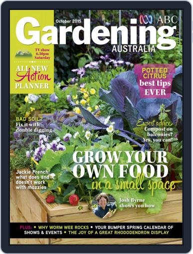 Gardening Australia October 1st, 2015 Digital Back Issue Cover