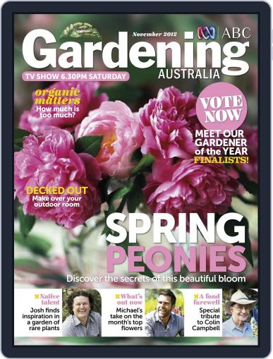 Gardening Australia October 14th, 2012 Digital Back Issue Cover