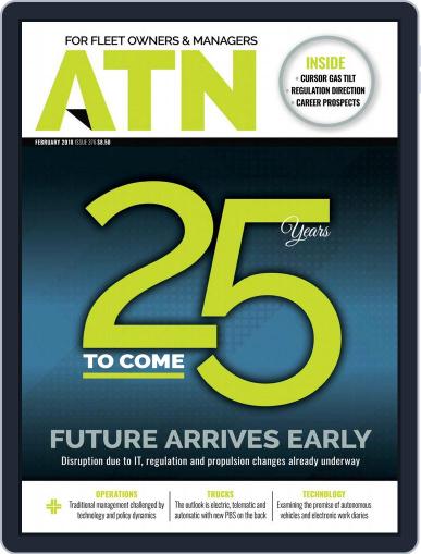 Australasian Transport News (ATN) February 1st, 2018 Digital Back Issue Cover