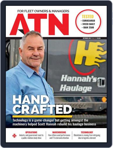 Australasian Transport News (ATN) October 1st, 2017 Digital Back Issue Cover