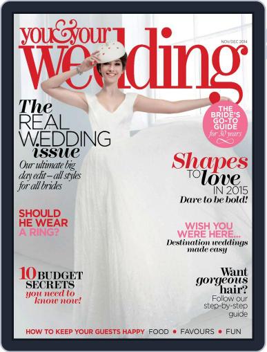 You and Your Wedding September 25th, 2014 Digital Back Issue Cover