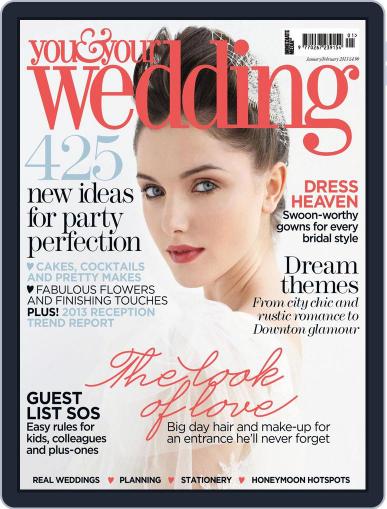 You and Your Wedding December 5th, 2012 Digital Back Issue Cover