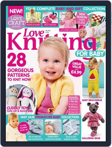 Love Knitting for Baby June 22nd, 2015 Digital Back Issue Cover