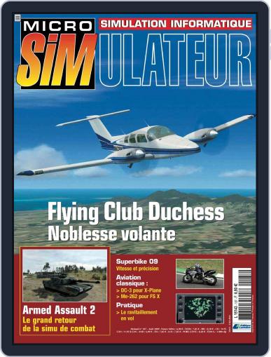 Micro Simulateur August 25th, 2009 Digital Back Issue Cover