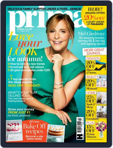 Prima UK (Digital) October 1st, 2018 Issue Cover