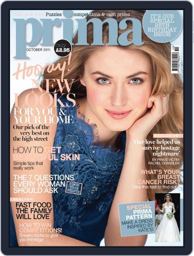 Prima UK August 26th, 2011 Digital Back Issue Cover