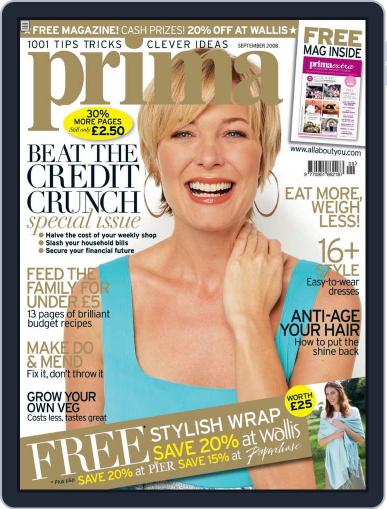 Prima UK July 31st, 2008 Digital Back Issue Cover