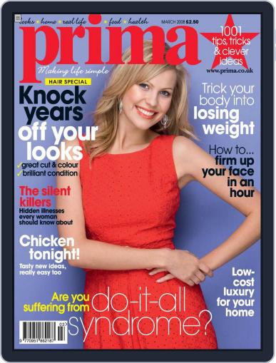 Prima UK January 28th, 2008 Digital Back Issue Cover