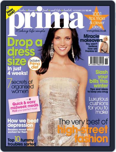 Prima UK November 5th, 2007 Digital Back Issue Cover