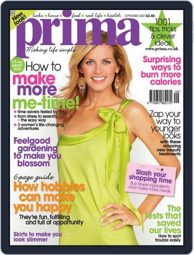 Prima UK August 9th, 2007 Digital Back Issue Cover