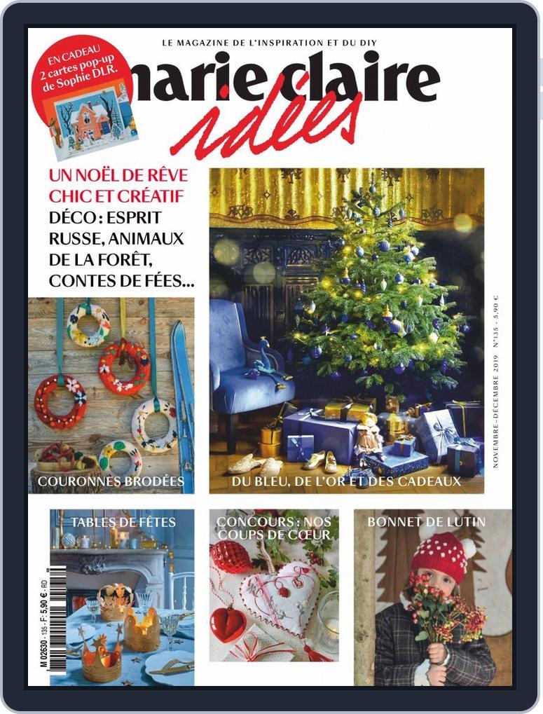 Marie Claire Idées (Digital) Subscription                    November 1st, 2019 Issue