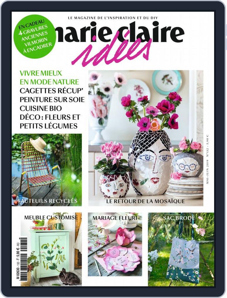 Marie Claire Idées (Digital) Subscription                    May 1st, 2019 Issue