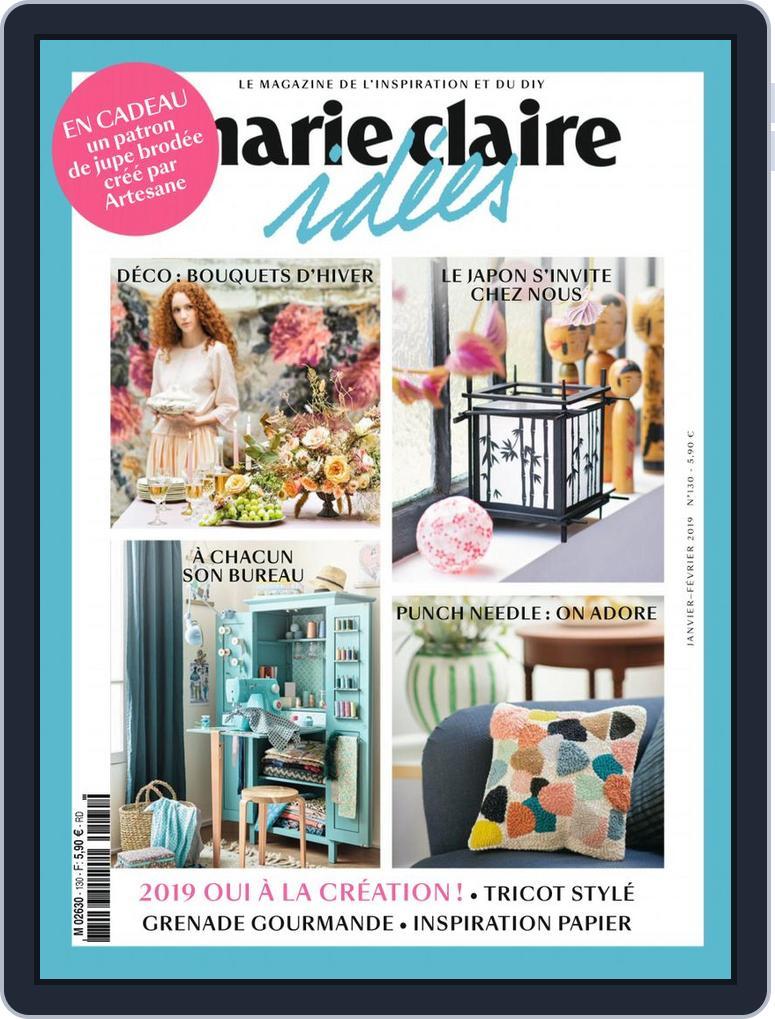 Marie Claire Idées (Digital) Subscription                    January 1st, 2019 Issue