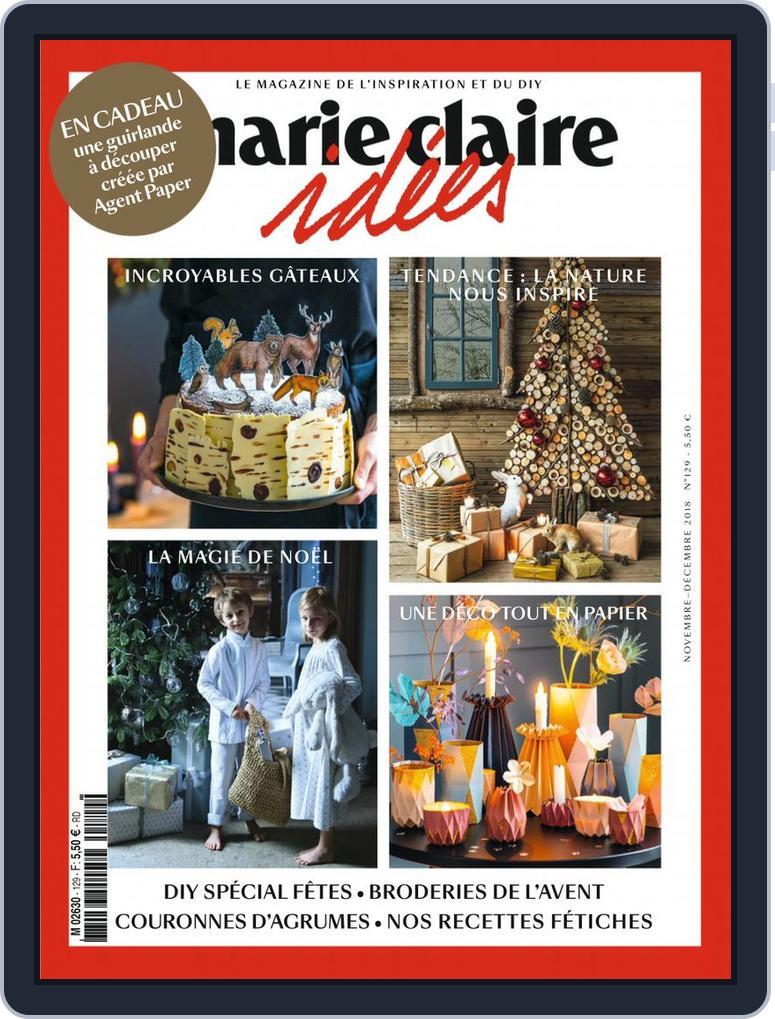 Marie Claire Idées (Digital) Subscription                    November 1st, 2018 Issue