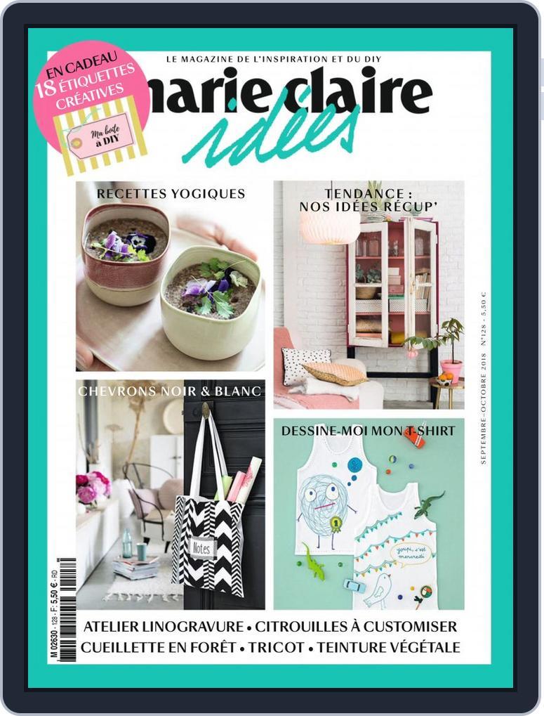 Marie Claire Idées (Digital) Subscription                    September 1st, 2018 Issue
