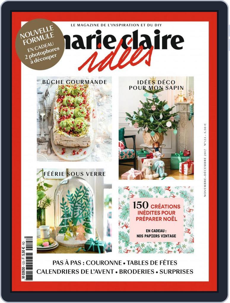 Marie Claire Idées (Digital) Subscription                    November 1st, 2017 Issue