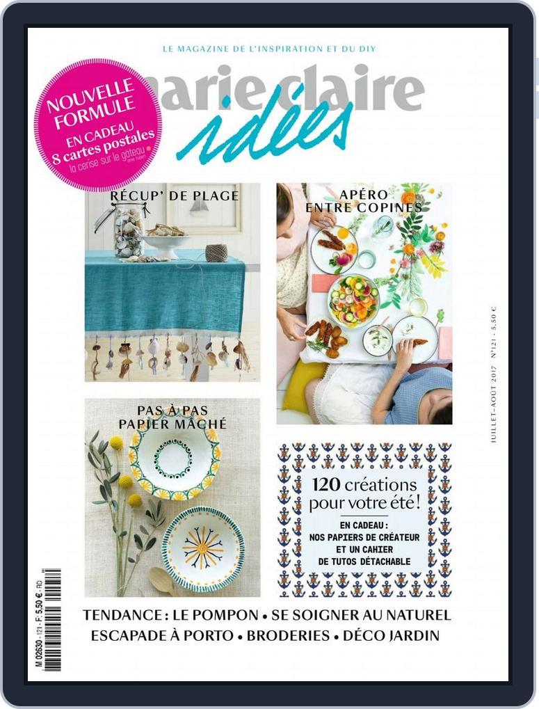 Marie Claire Idées (Digital) Subscription                    July 1st, 2017 Issue