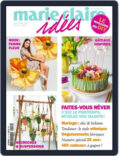 Marie Claire Idées April 21st, 2016 Digital Back Issue Cover