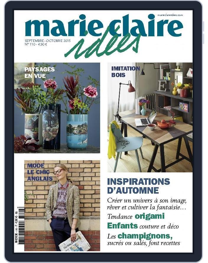 Marie Claire Idées (Digital) Subscription                    September 1st, 2015 Issue