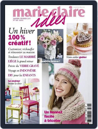 Marie Claire Idées December 28th, 2014 Digital Back Issue Cover